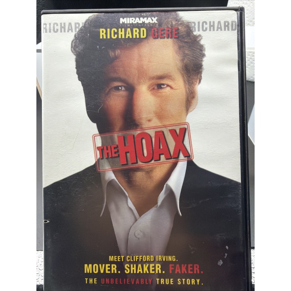 The Hoax DVD 2007 Richard Gere Miramax Drama Biography R Rated 0786936702019